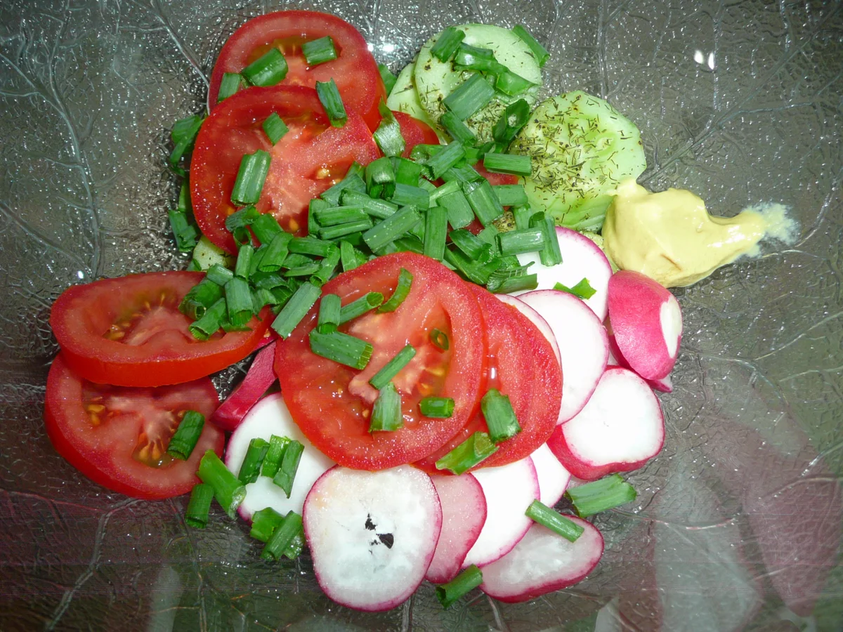 Grillen : Hähnchen, Unterschenkel mit Eisbergsalat. - Rezept - Bild Nr. 95
