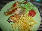 Grillen : Hähnchen, Unterschenkel mit Eisbergsalat. - Rezept - Bild Nr. 98