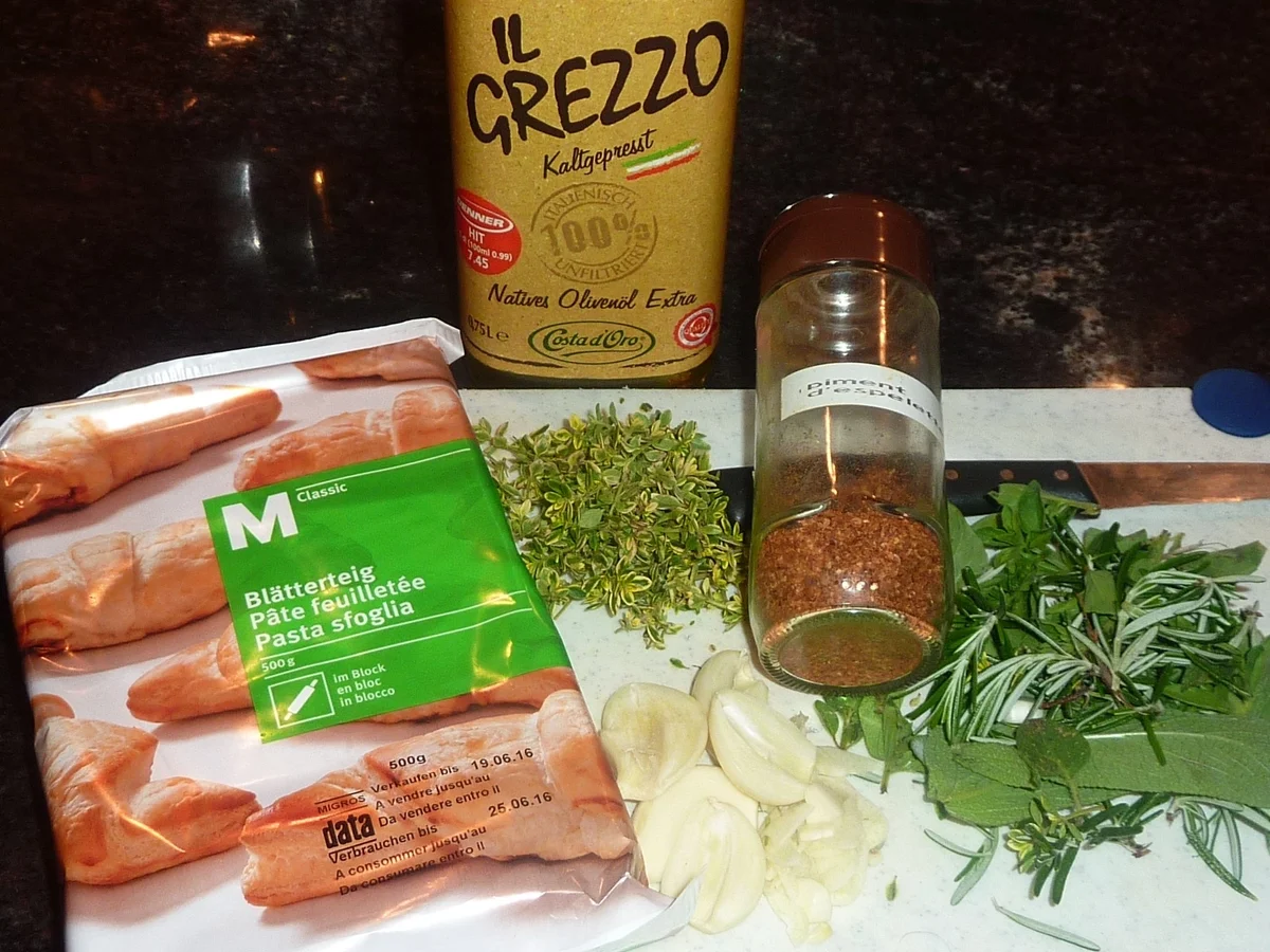 Verschiedene Blätterteig Stangen - Rezept - Bild Nr. 78