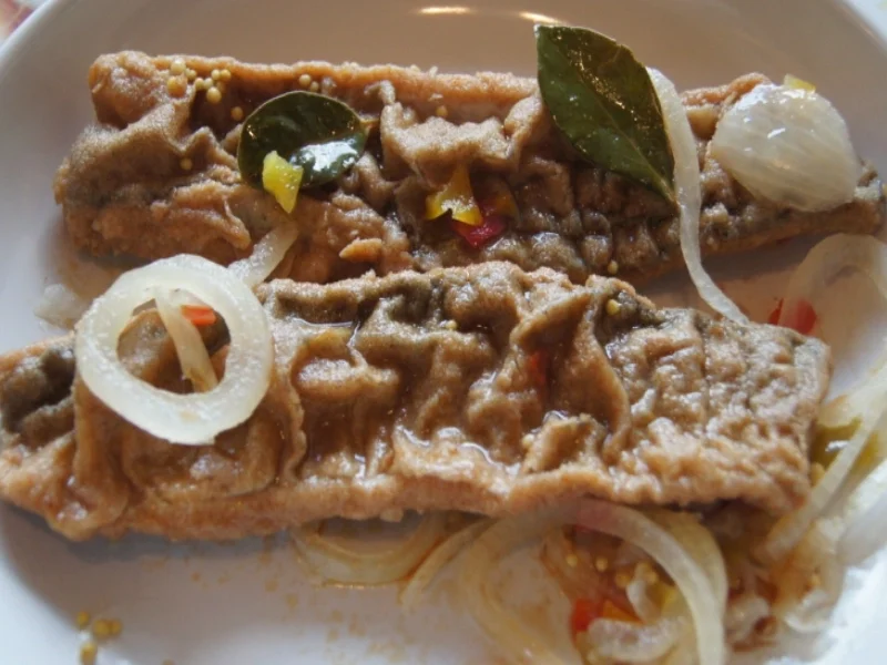 Bratheringsfilet mit pikanten Bratkartoffeln und Rote Bete - Rezept - Bild Nr. 6