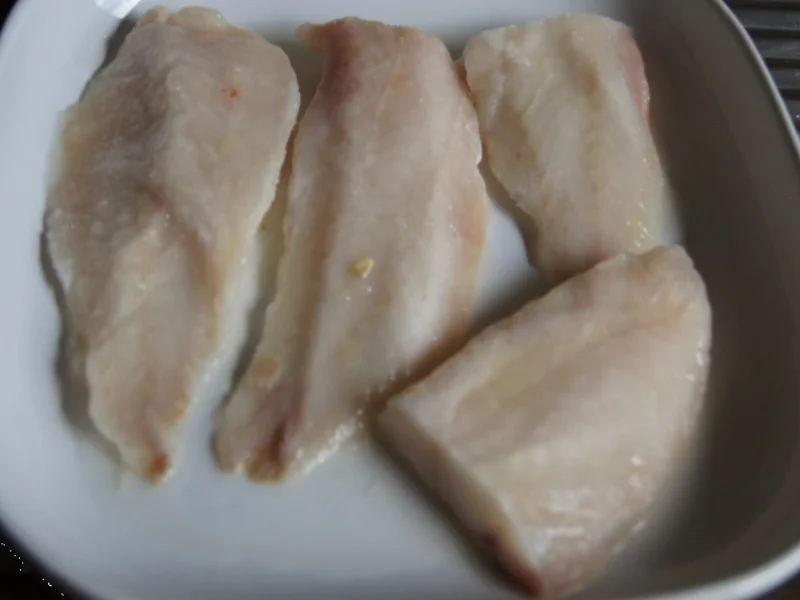 Rotbarsch-Filet mit Chinesischen-Gurkensalat und Rosmarin-Kartoffeln - Rezept - Bild Nr. 78