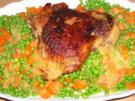 Putenoberkeule mit Gemüse - Rezept