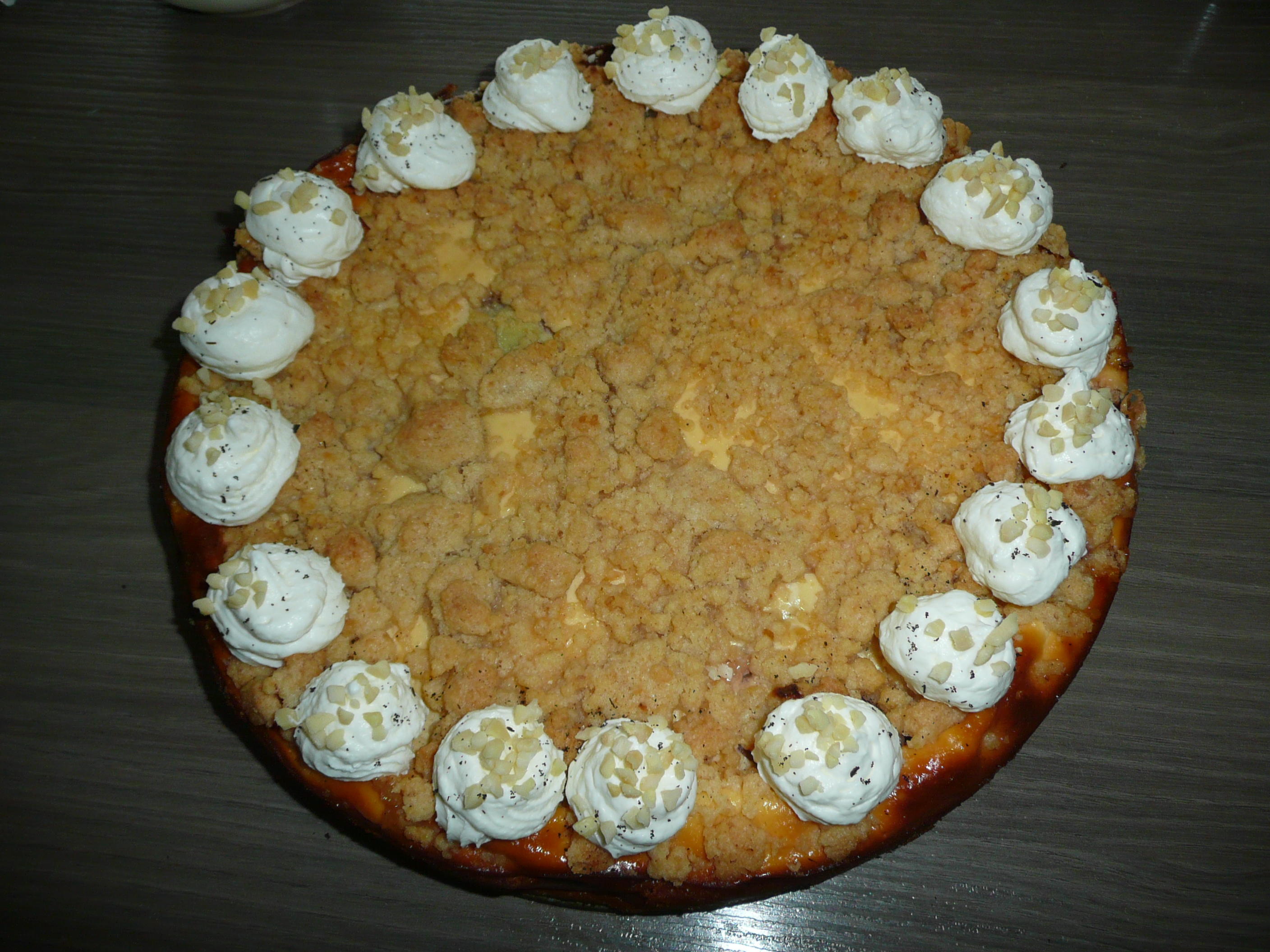 Pflaumen - Käsetorte mit Streusel. - Rezept Von Einsendungen GINA-ANNA