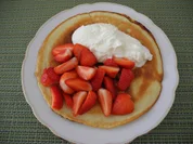 Kokos - Eier - Pfannkuchen mit Sahne und Erdbeeren - Rezept - Bild Nr. 71