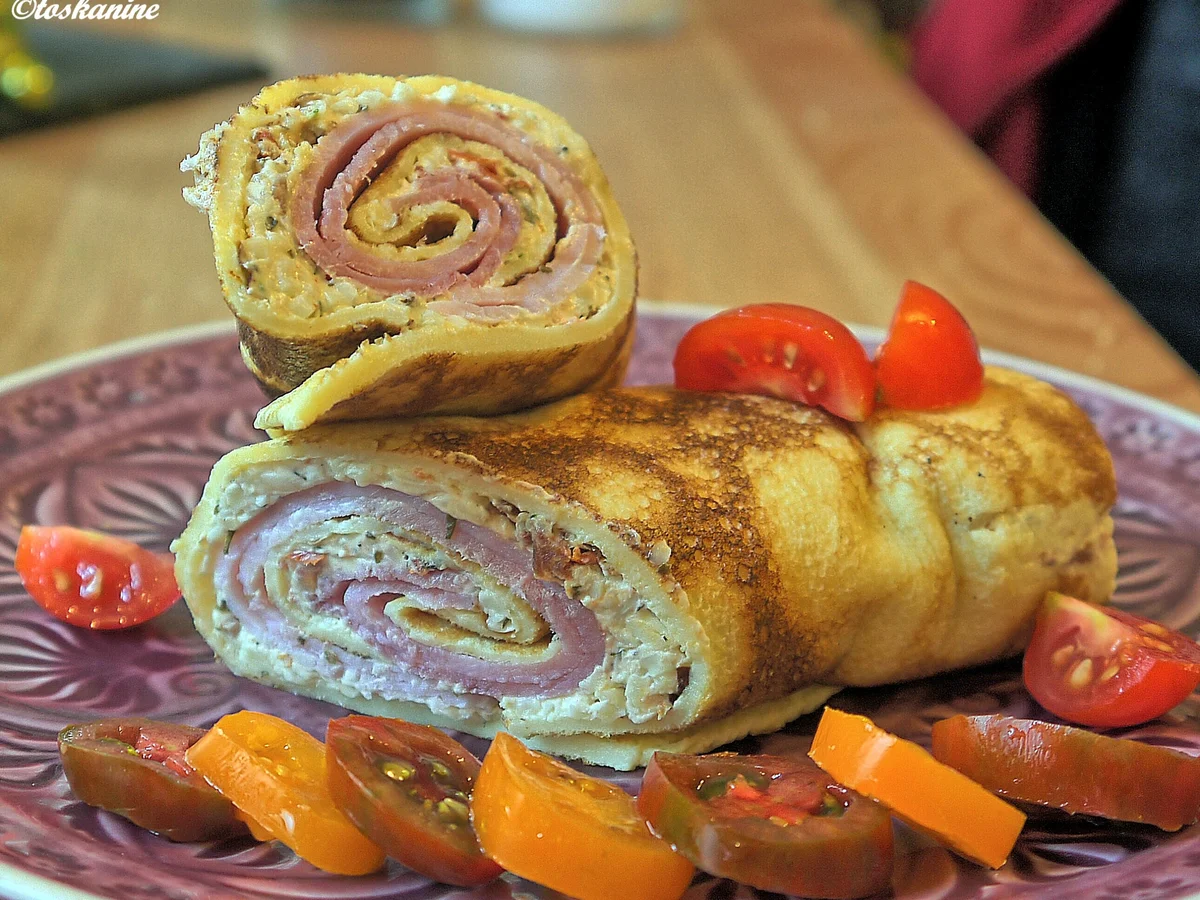 Crepes, pikannt gefüllt - Rezept