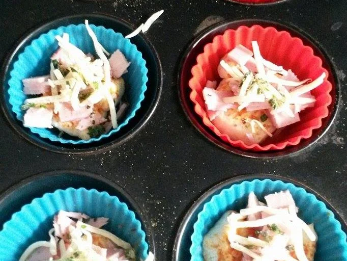 Pizza Muffins / Brötchen variabel - Rezept - Bild Nr. 103