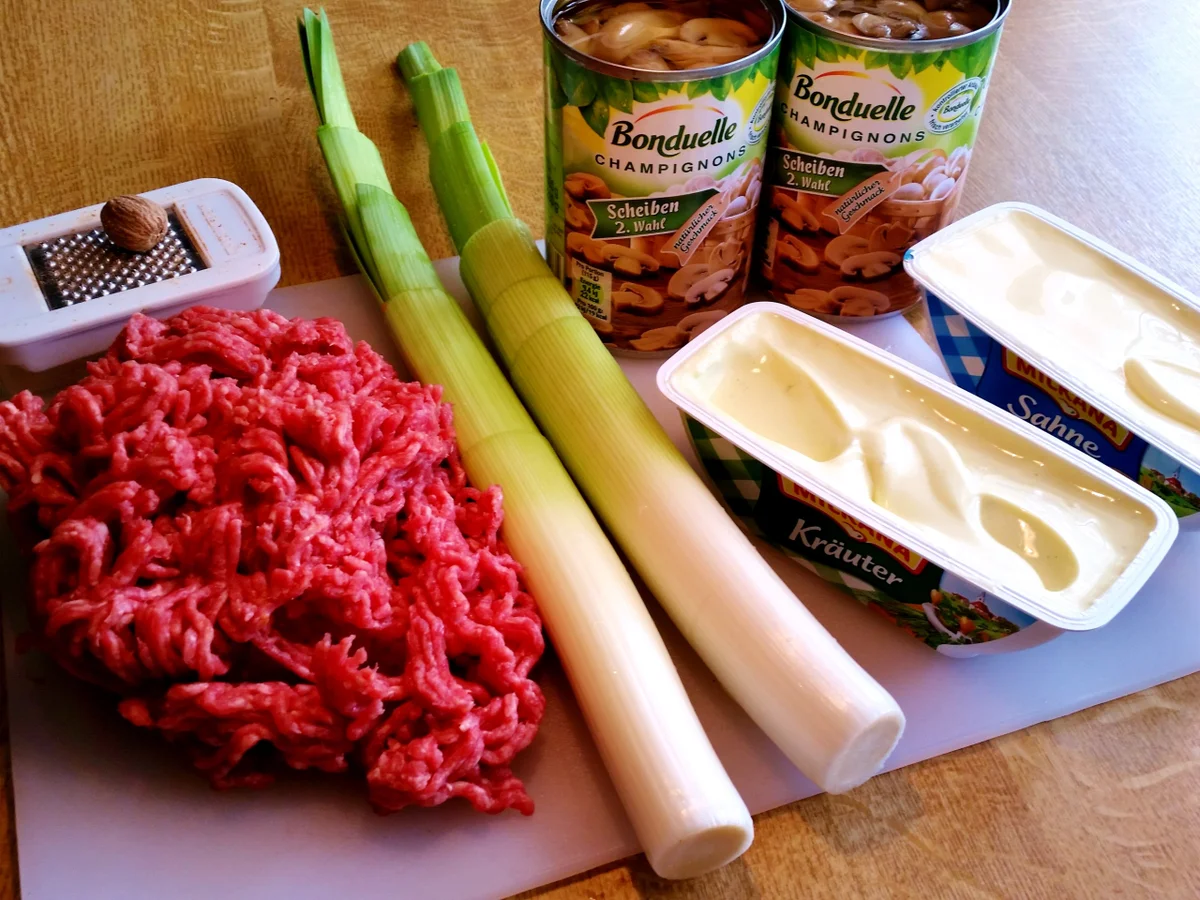 Rezept: Lauchsuppe mit Rinderhack und Käse Bild Nr. 4 Lauchsuppe mit Rinderhack und Käse - Rezept - Bild Nr. 4