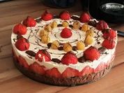 Erdbeertorte mit Keksboden ohne Backen - Rezept - Bild Nr. 7