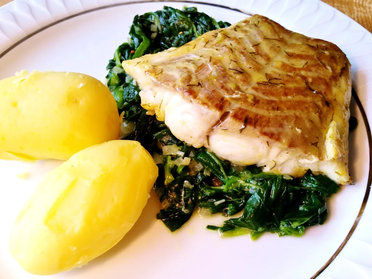 Seelachs auf Blattspinat - Rezept - Bild Nr. 2