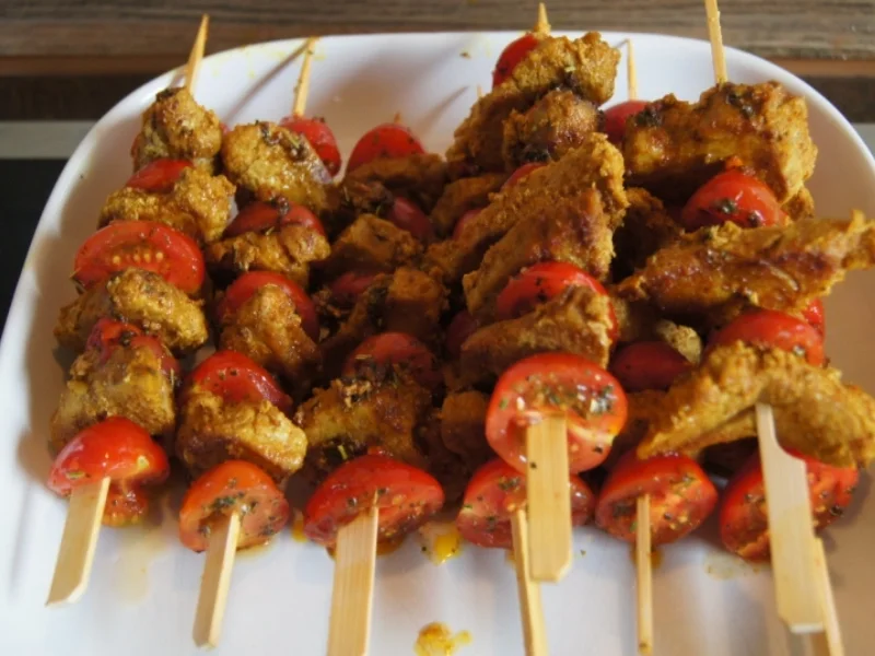 Schweinefiletspieße mit chinesischen Gurkensalat - Rezept - Bild Nr. 36