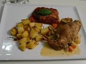 Coniglio alla Siciliana mit Parmiggiana und Patate al Forno - Rezept - Bild Nr. 29