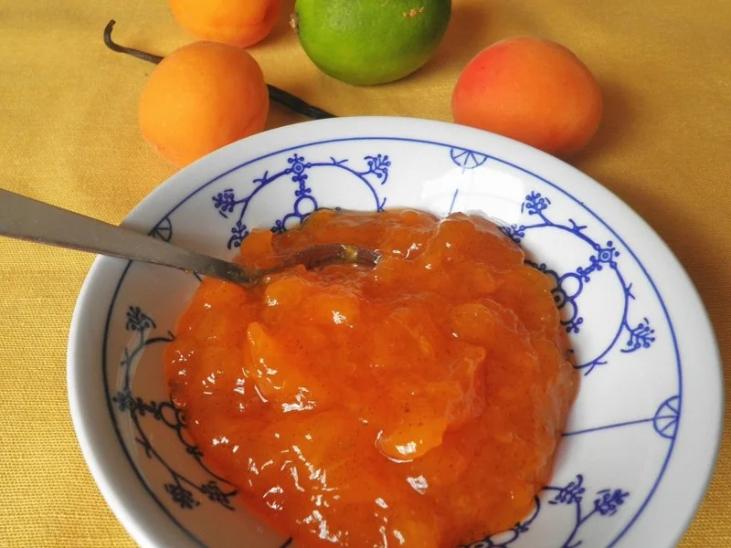 Aprikosen - Limetten - Vanille - Konfitüre ... - Rezept - Bild Nr. 2