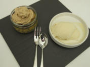 Baumkuchenpudding mit Lakritz-Sahne - Rezept