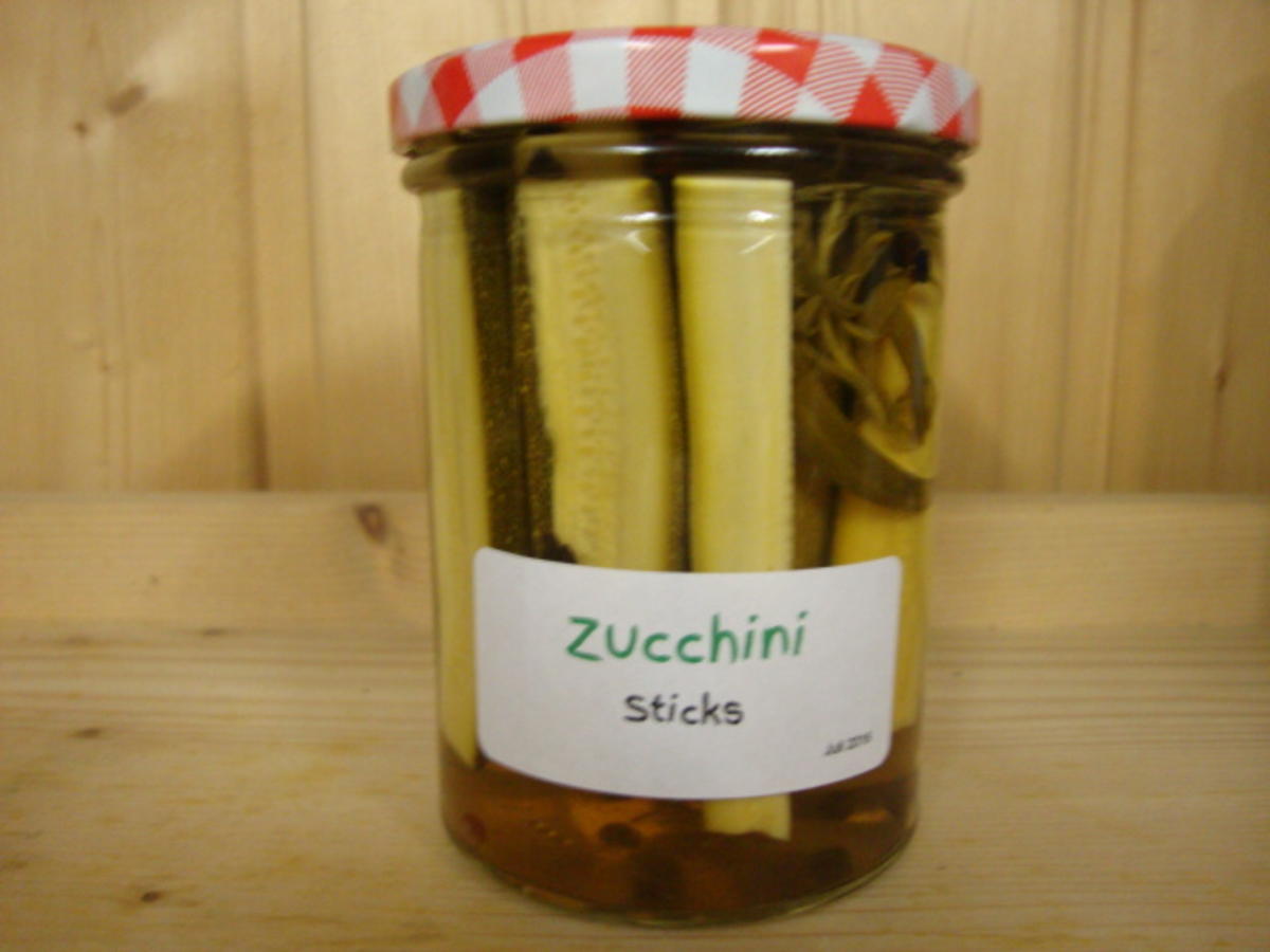 Bilder für eingelegte Zucchini Sticks - Rezept