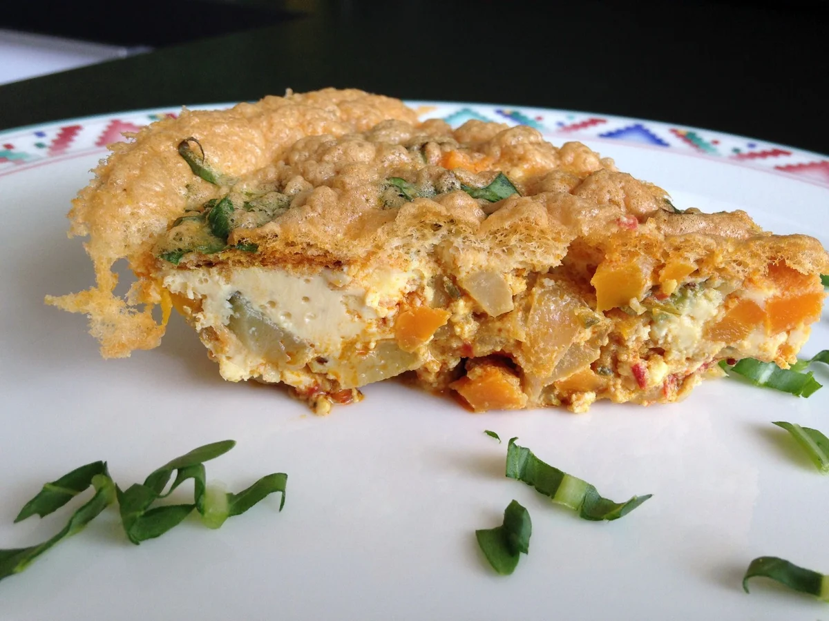Gemüse-Fritatta mit Kräuter-Schafsfeta - Rezept - Bild Nr. 6