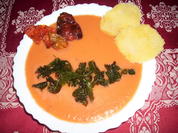 Gazpacho mit Melone - fruchtig pikant - Rezept