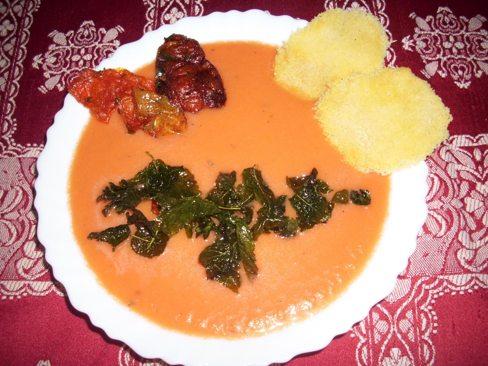 Bilder für Gazpacho mit Melone - fruchtig pikant - Rezept