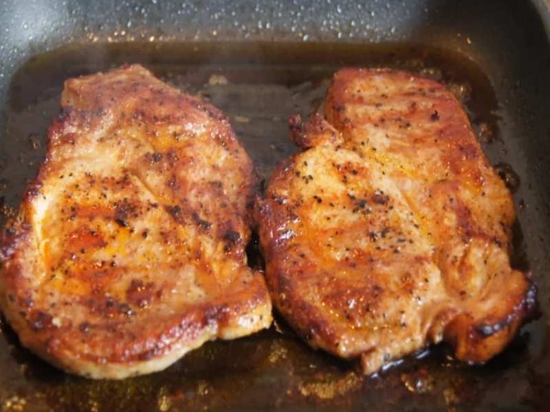 Paprika-Steaks mit Chinesischen Gurkensalat - Rezept - Bild Nr. 4