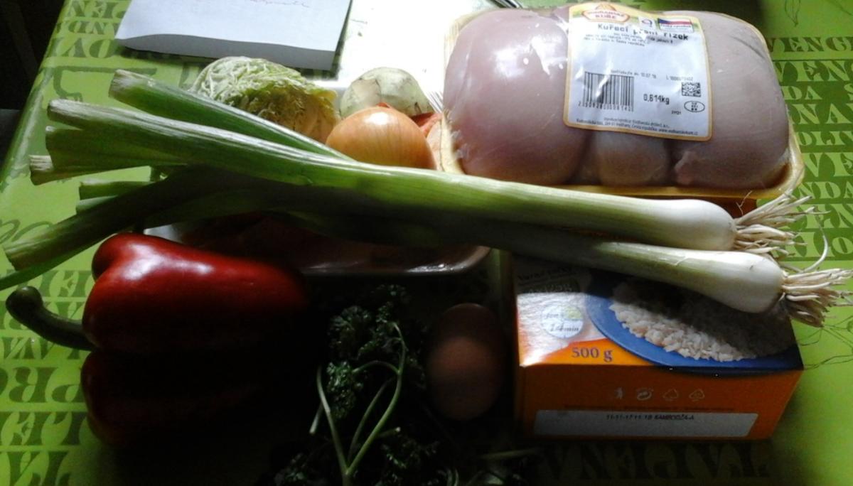 Hähnchenbrustfiletwürfel im Bierteig mit gemischten Gemüse und Reis - Rezept - Bild Nr. 2