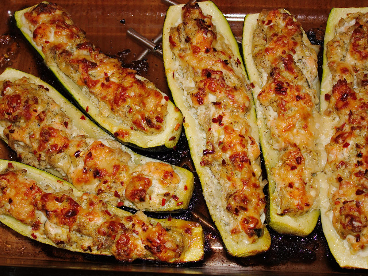 Gefüllte Lachs-Zucchini - Rezept Mit Bild - Kochbar.de