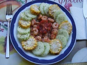 Party Garnelen mit Zuckermais und Schlangengurke - Rezept - Bild Nr. 54