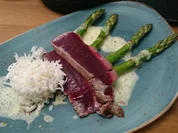Thunfisch / Grüner Spargel / Reis - Rezept
