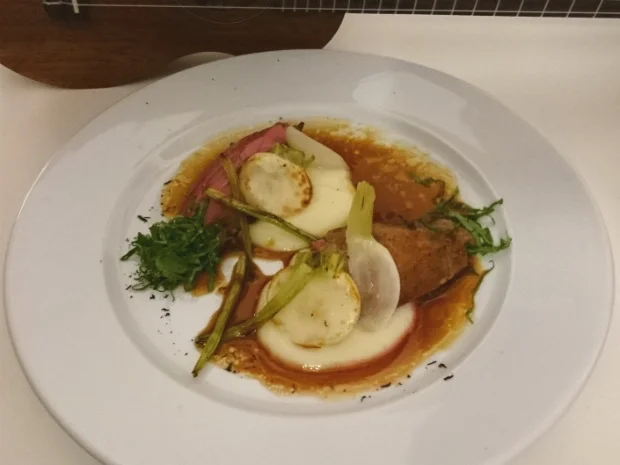 Rezept: Taube unter Mairüben Taube unter Mairüben - Rezept