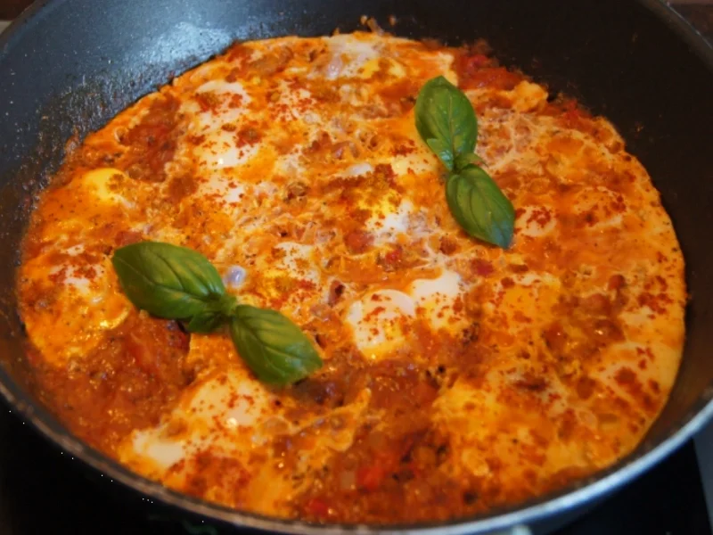 Wachteleieromelett mit herzhaften Tomaten - Rezept - Bild Nr. 69