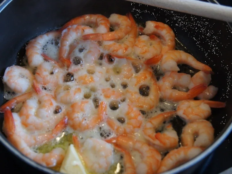 Curry-Wachteleier-Salat und Party-Crevetten - Rezept - Bild Nr. 76