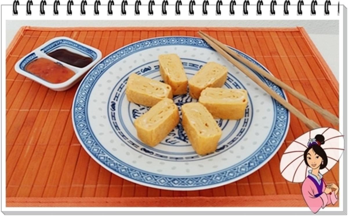 Bilder für Tamagoyaki-Japanisches-gerolltes-Omelett - Rezept