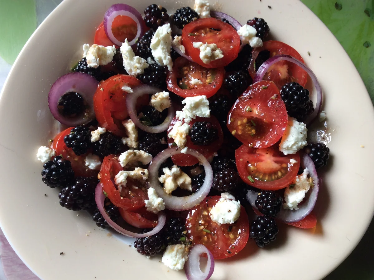 Tomaten-Brombeer-Salat - Rezept - Bild Nr. 86