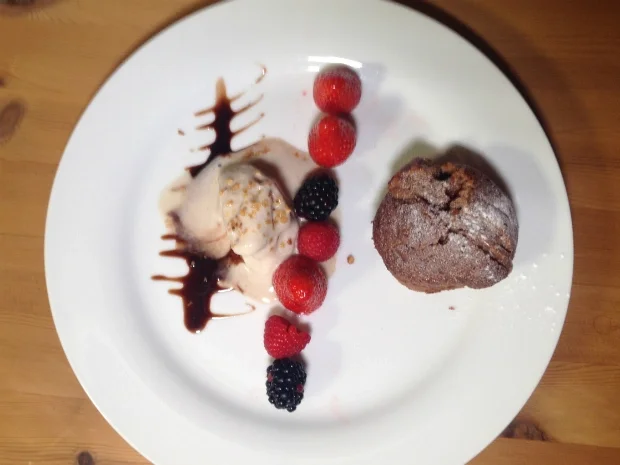 Rezept: Bananeneis & Schokokuchen Bananeneis & Schokokuchen - Rezept