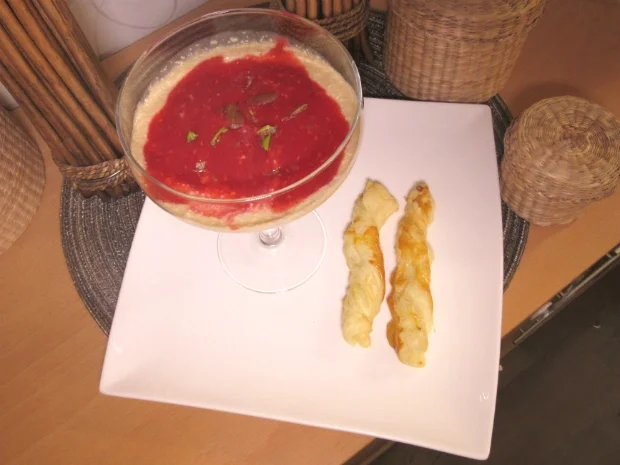 Caipirinha Creme / Himbeere-Deckel / Dipstick - Rezept