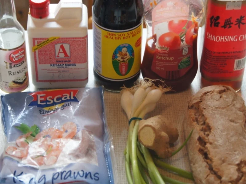 Garnelenschwänze süß-sauer mit Walnuss-Ciabatta - Rezept - Bild Nr. 96