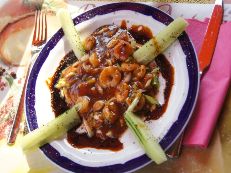 Garnelenschwänze süß-sauer mit Walnuss-Ciabatta - Rezept - Bild Nr. 100