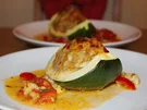 Zucchini gefüllt mit Bratwurstbrät & Käse - Rezept - Bild Nr. 106