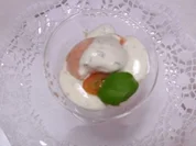 Tomatensorbet an Mascarponesoße - Rezept