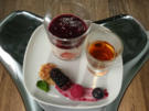 Le Blanc Manger aux fruits rouge (Mandelmilchpudding mit roten Früchten) - Rezept