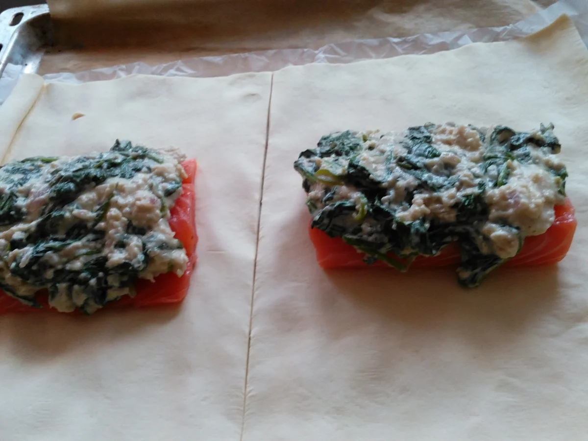 Lachs im Blätterteig mit Spinat - Rezept - Bild Nr. 125
