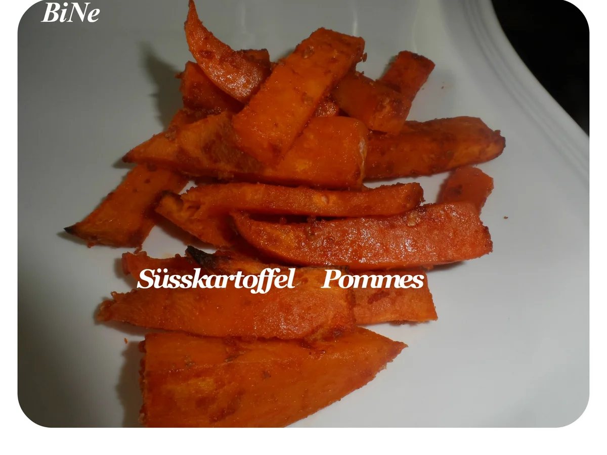 Rezept: BiNe` S SÜSSKARTOFFEL POMMES Bild Nr. 134 BiNe` S SÜSSKARTOFFEL POMMES - Rezept - Bild Nr. 134