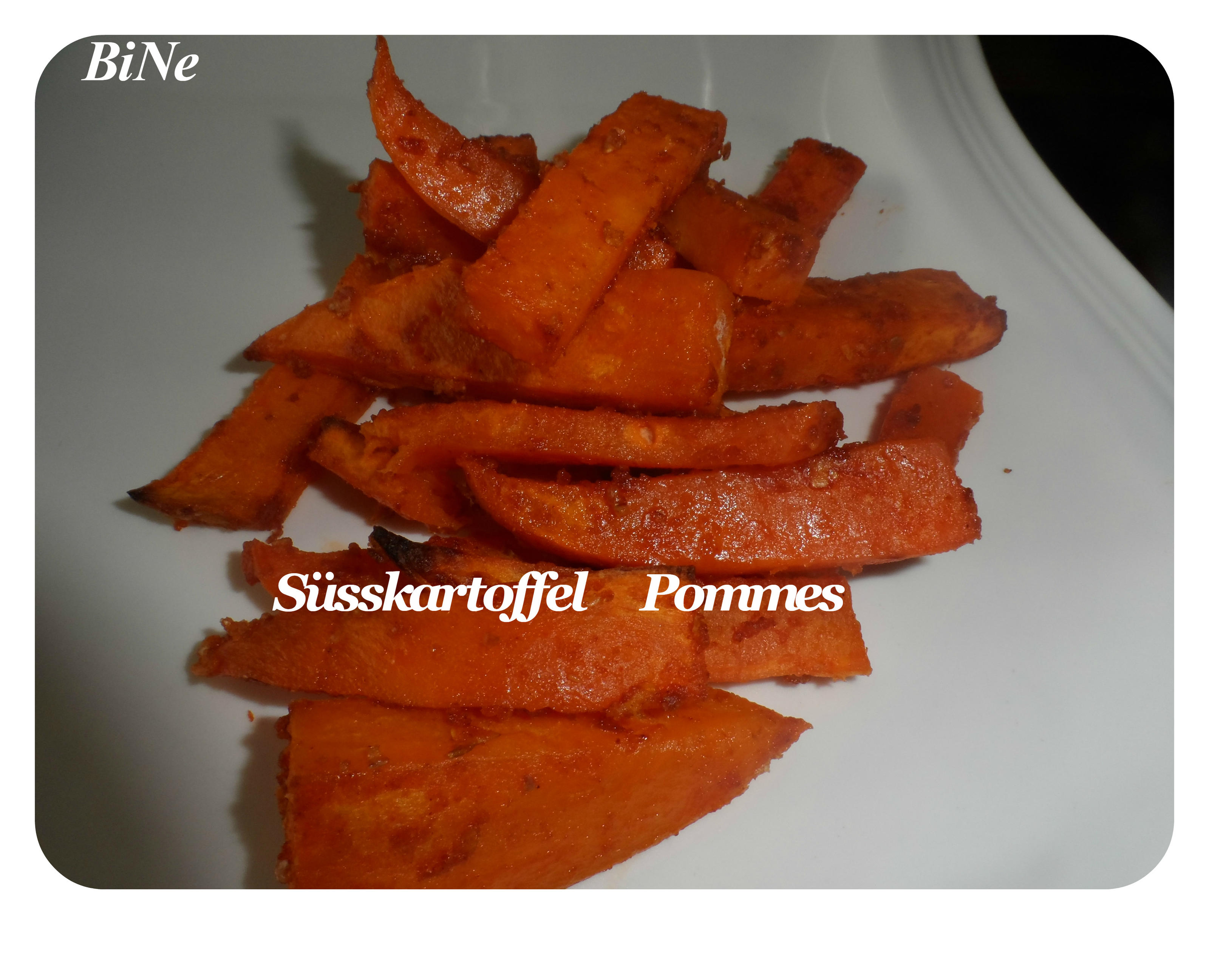 Bilder für BiNe` S SÜSSKARTOFFEL POMMES - Rezept