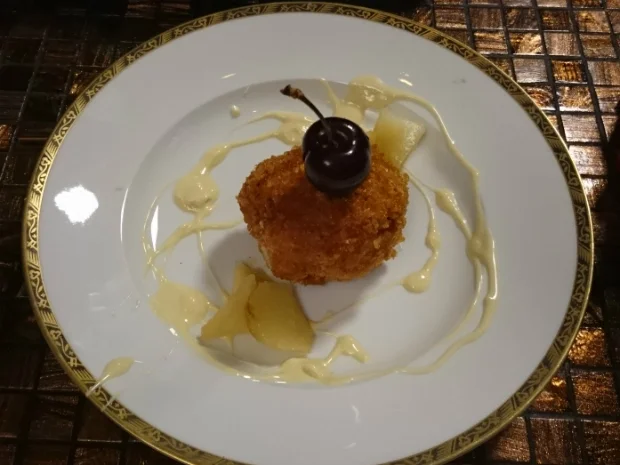 Frittiertes Vanille-Eis - Rezept