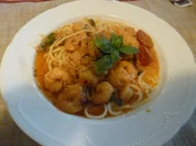 Spaghetti mit Garnelen in Sahnesauce - Rezept - Bild Nr. 143