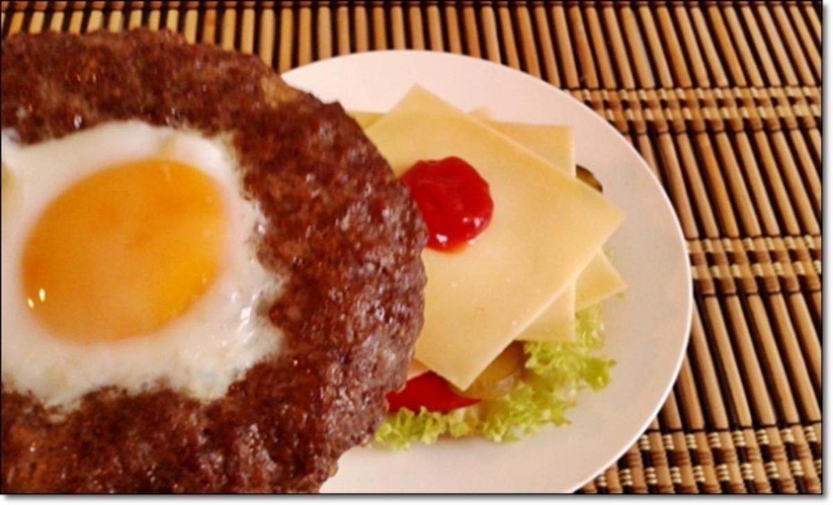 Saftiger Tiroler Adler Burger mit Ei im Patty - Rezept - Bild Nr. 163