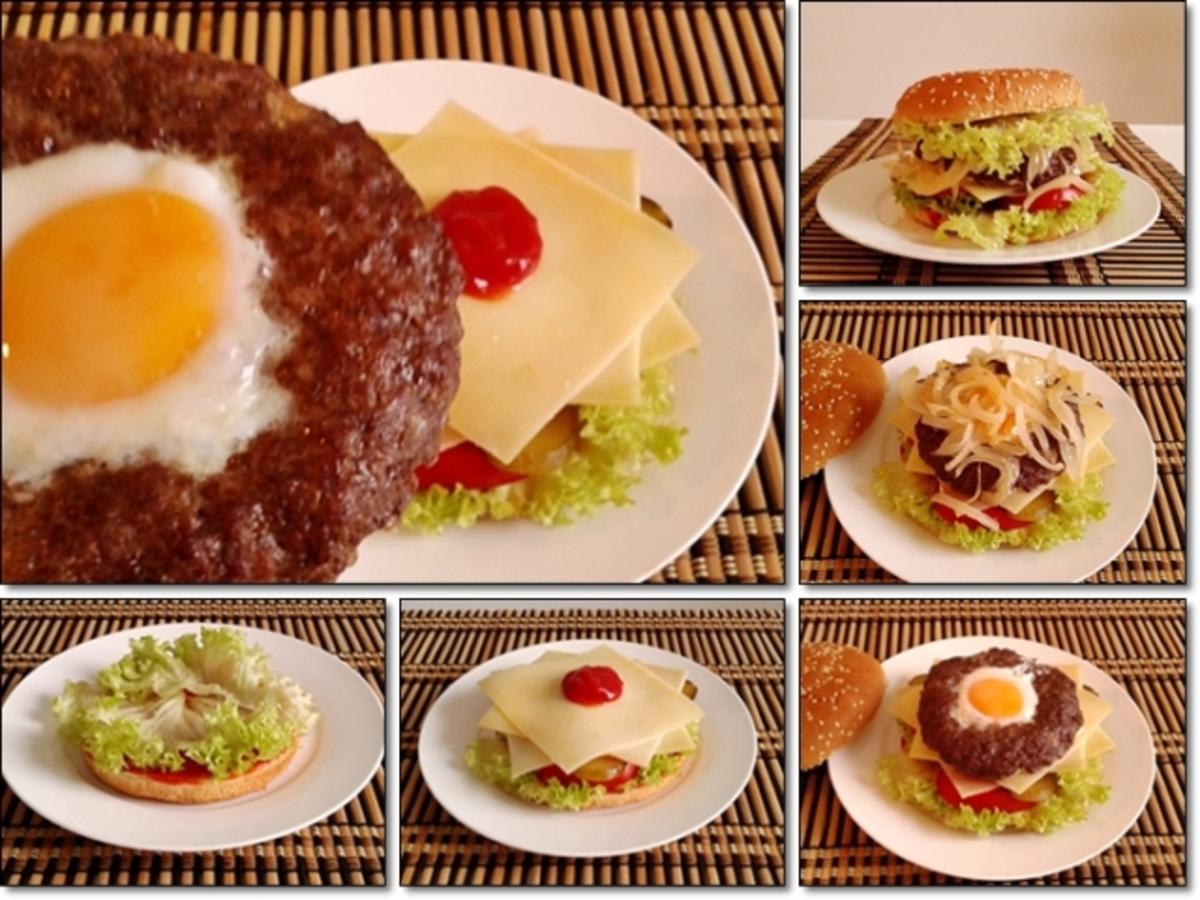 Saftiger Tiroler Adler Burger mit Ei im Patty - Rezept - Bild Nr. 168