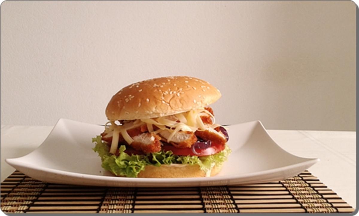 Mega Putenschnitzel Burger mit selbstgemachter Sauce - Rezept - Bild Nr. 146