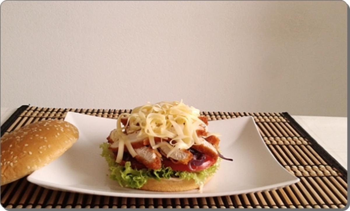 Mega Putenschnitzel Burger mit selbstgemachter Sauce - Rezept - Bild Nr. 155