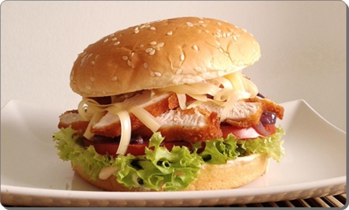 Mega Putenschnitzel Burger mit selbstgemachter Sauce - Rezept - Bild Nr. 156