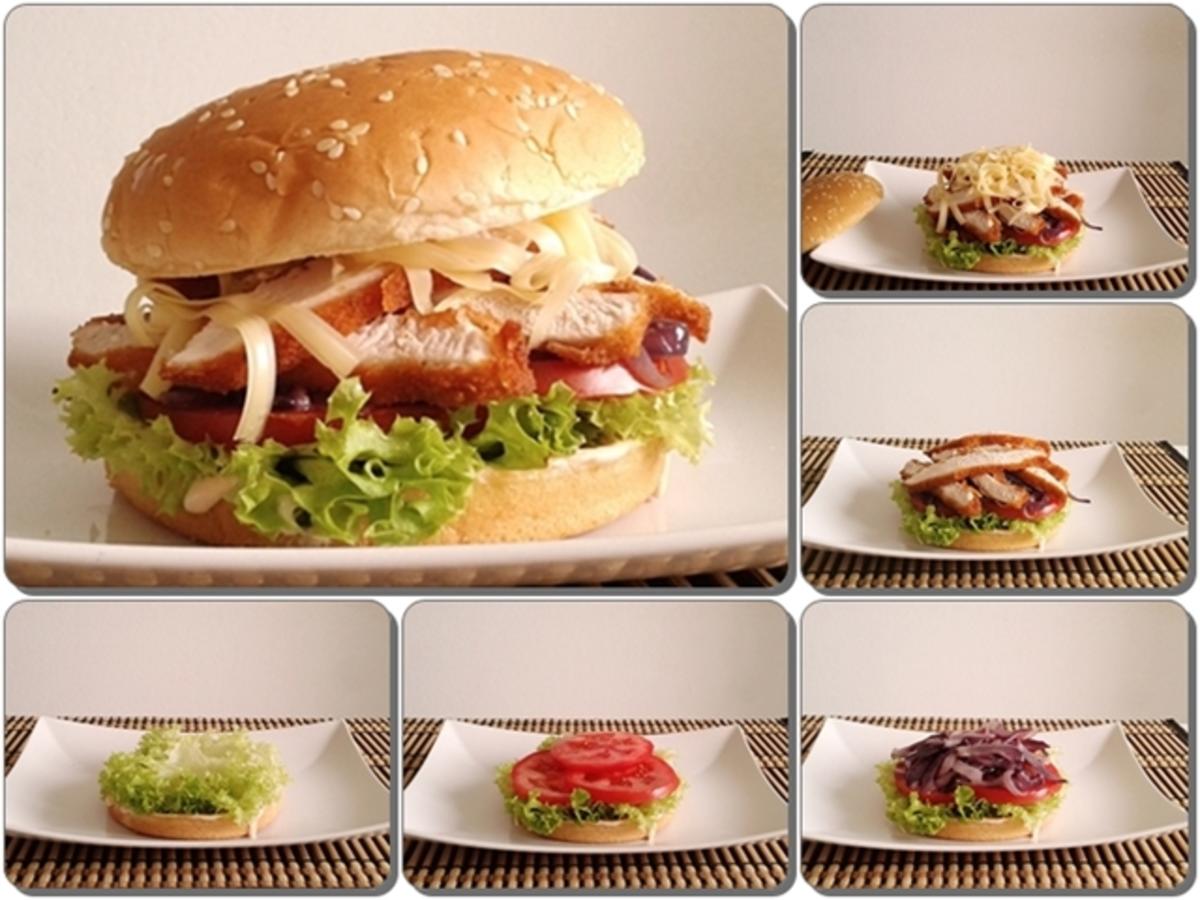Mega Putenschnitzel Burger mit selbstgemachter Sauce - Rezept - Bild Nr. 157