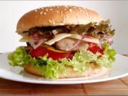 Mega Burger mit Bratwurstschnecke und… - Rezept - Bild Nr. 145